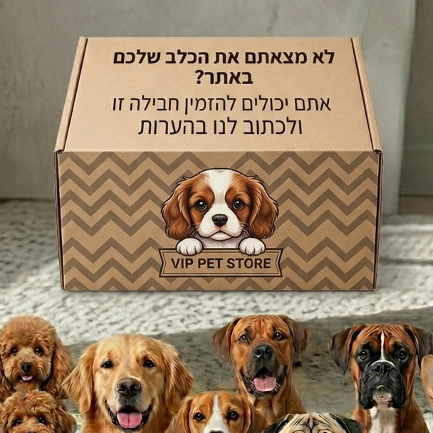 לא מצאתם את הכלב שלכם הזמינו חבילה זו